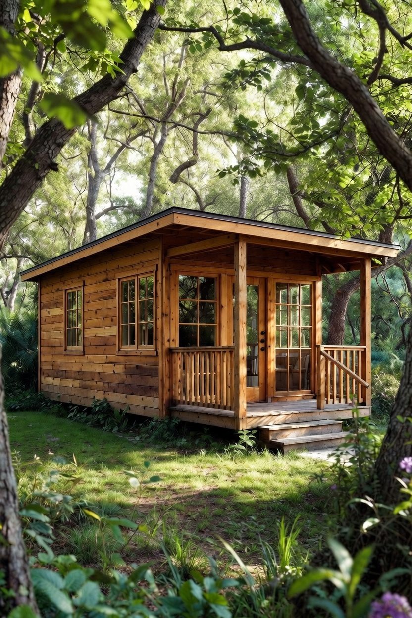 ミニマル木製箱型モジュール